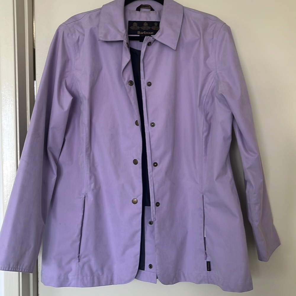 Barbour Lavender Light Weight Kelsall Jacket